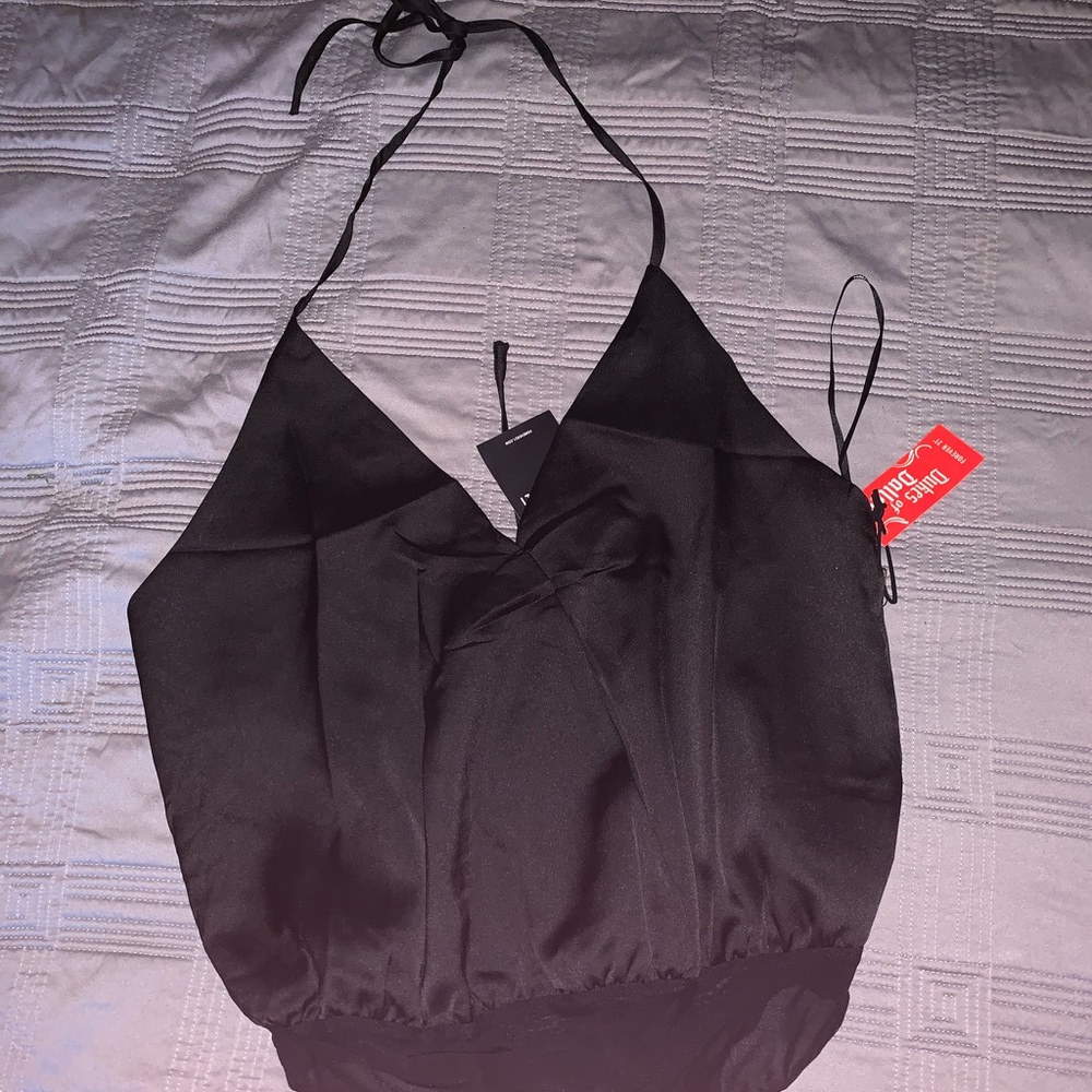 Sexy black body suit